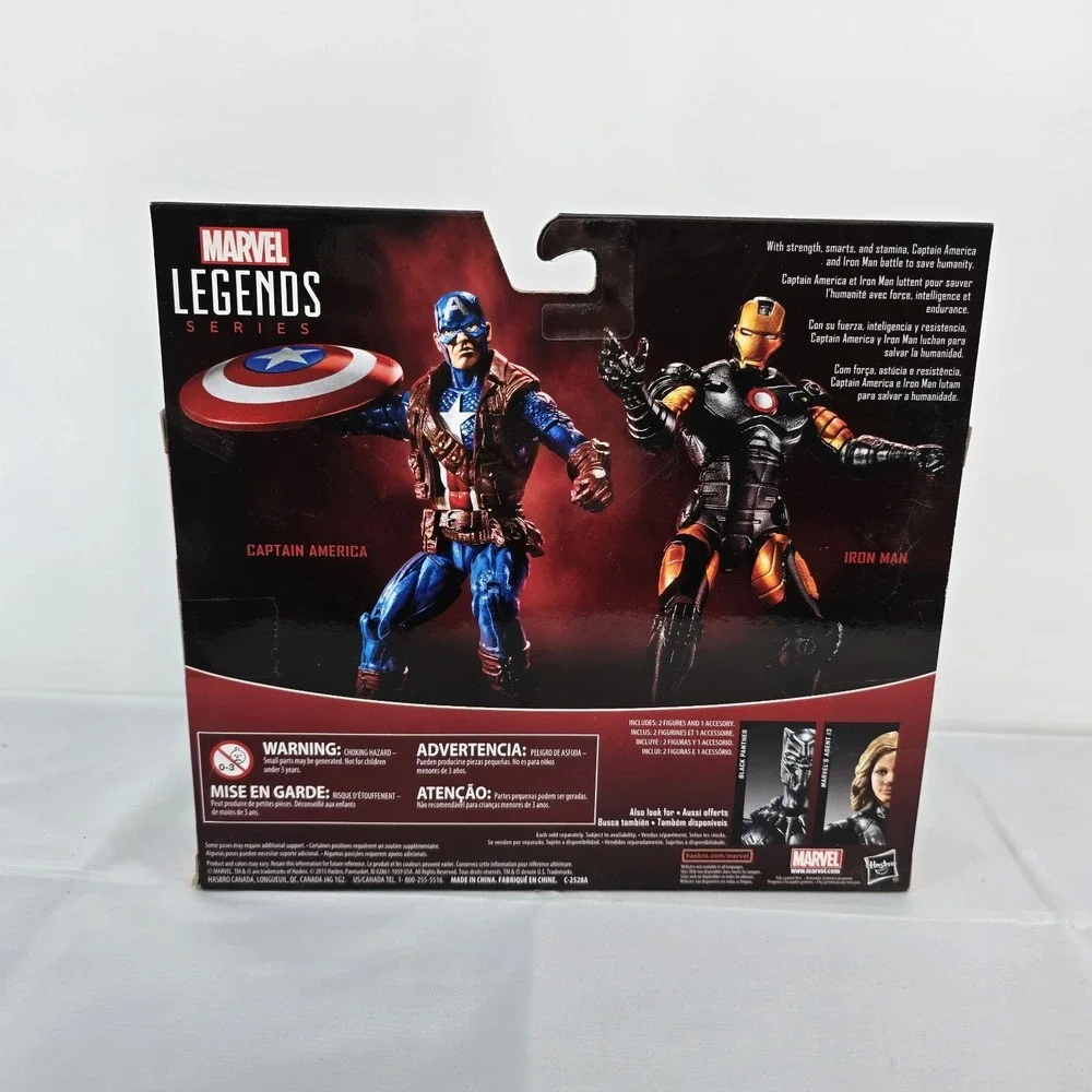 Marvel Legends Avengers Captain America & Iron Man Only at Toys R Us Hasbro 2015